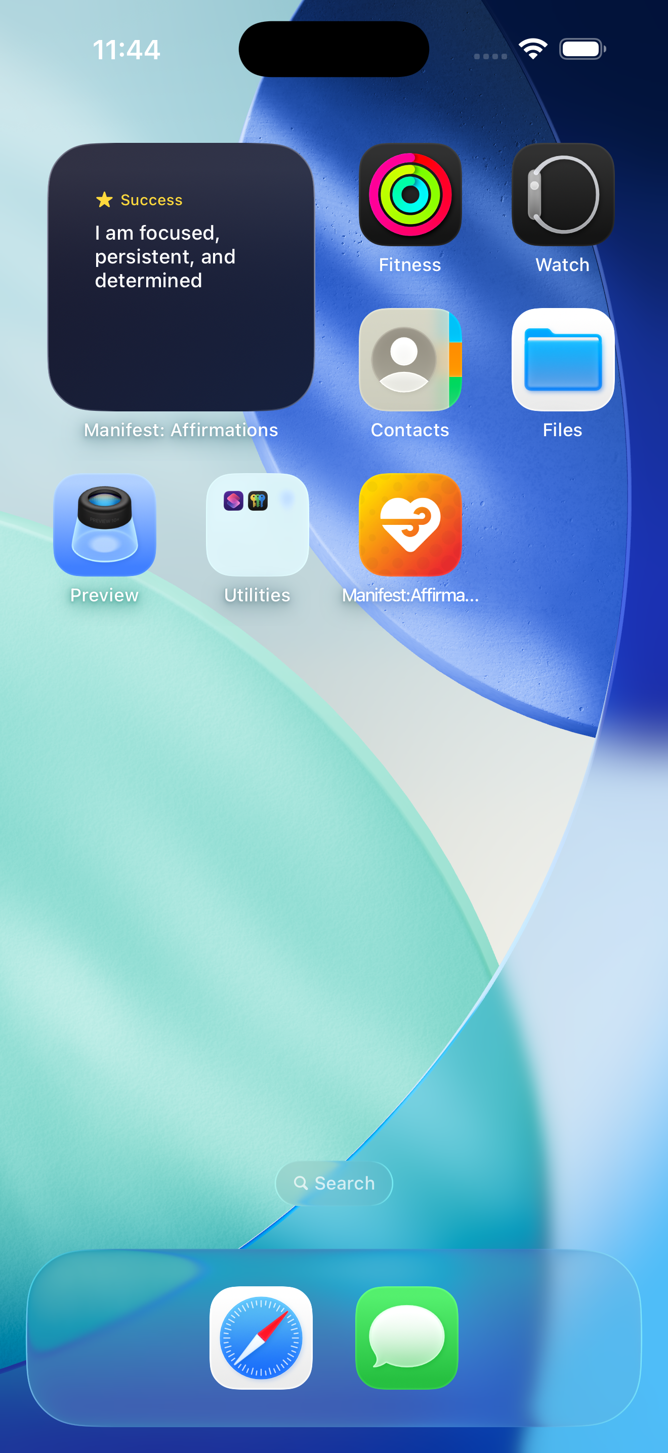 Home screen widget